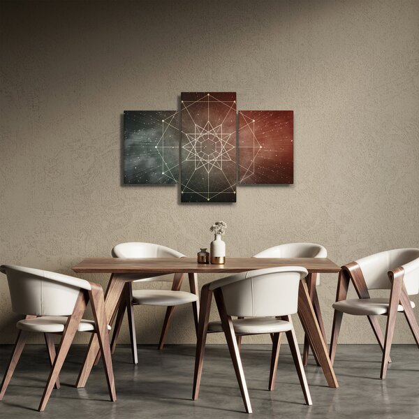 Slika - Kozmični dodekagram (90x60 cm)