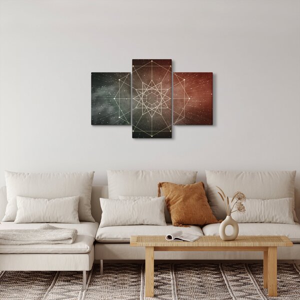 Slika - Kozmični dodekagram (90x60 cm)