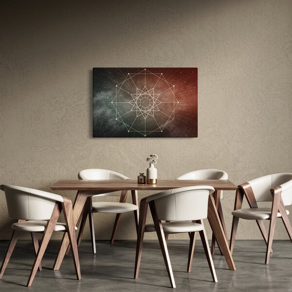 Slika - Kozmični dodekagram (90x60 cm)