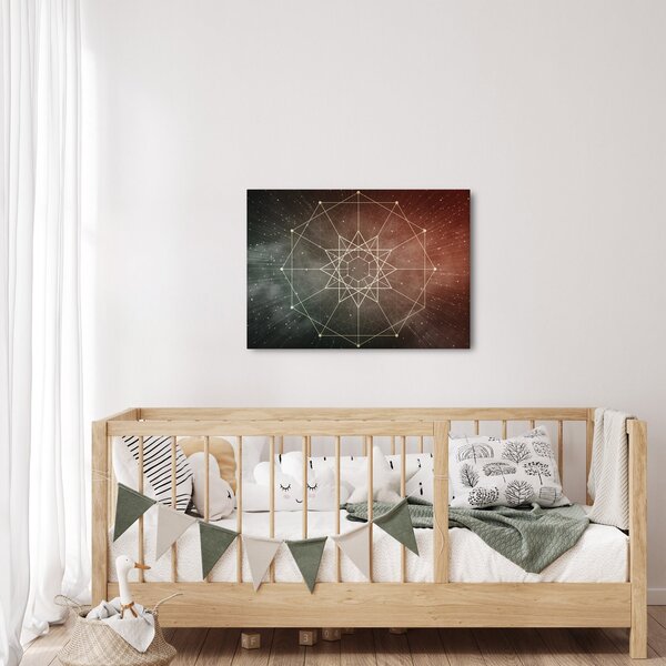 Slika - Kozmični dodekagram (70x50 cm)