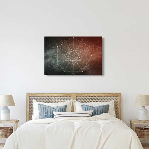 Slika - Kozmični dodekagram (90x60 cm)