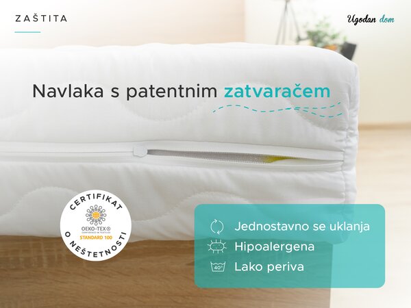 Džepičasta madrac SOMMERA 18 cm 120 x 200 cm Zaštita madraca: BEZ zaštite madraca