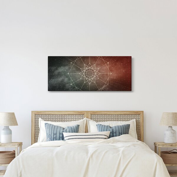 Slika - Kozmični dodekagram (120x50 cm)