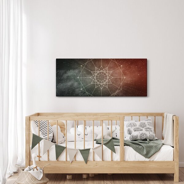 Slika - Kozmični dodekagram (120x50 cm)