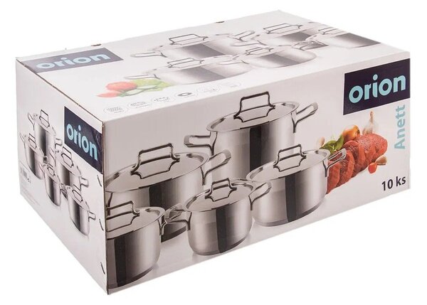 10-dijelni set pribora od nehrđajućeg čelika Orion Anett