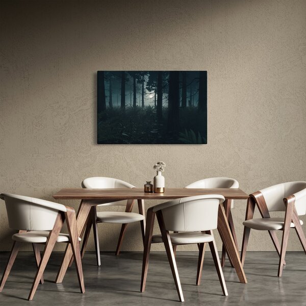 Slika - Praprot v mesečini (90x60 cm)