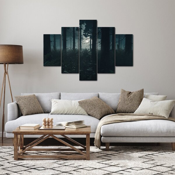 Slika - Praprot v mesečini (150x105 cm)