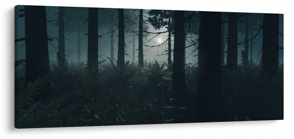Slika - Praprot v mesečini (120x50 cm)