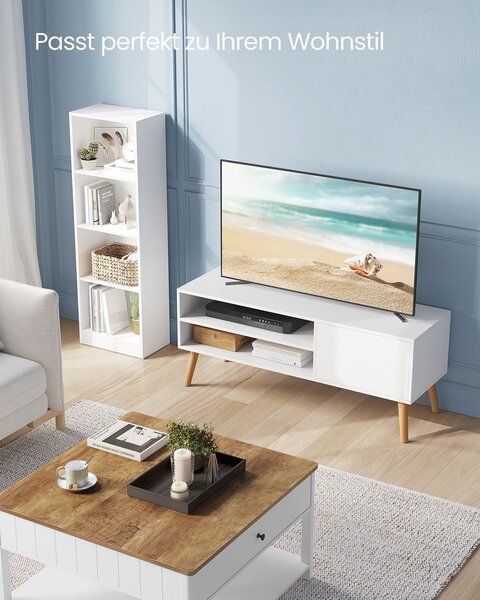 TV stalak, TV ormarić širine 120 cm, bijeli
