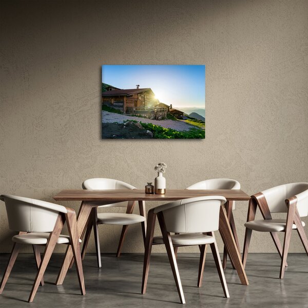 Slika - Jutro v Alpah, Tirolska (70x50 cm)