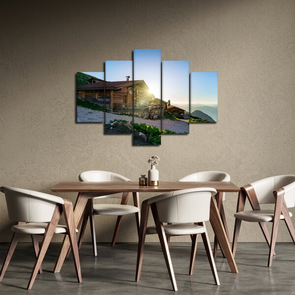 Slika - Jutro v Alpah, Tirolska (150x105 cm)