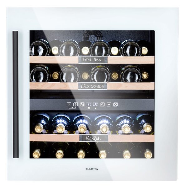 Klarstein Vinsider 36 Quartz Edition, vinoteka, 2 zone hlađenja, 5-22°C, 85 l