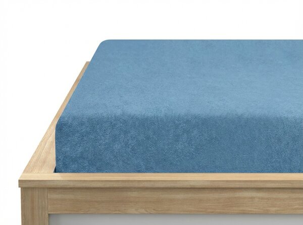 Frotirna plahta EXCLUSIVE plava 90 x 200 cm