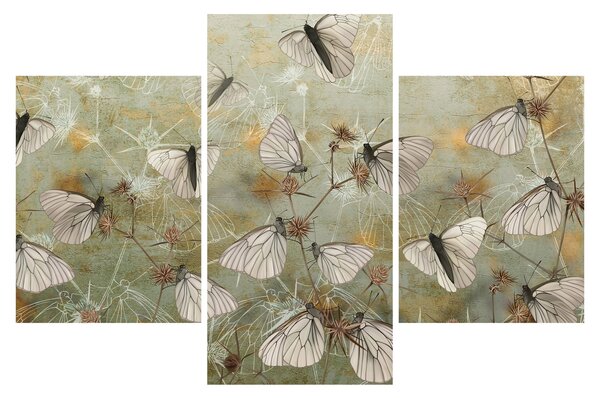 Slika - Vintage metulji (90x60 cm)