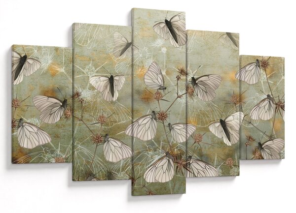 Slika - Vintage metulji (150x105 cm)