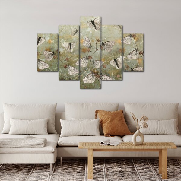 Slika - Vintage metulji (150x105 cm)