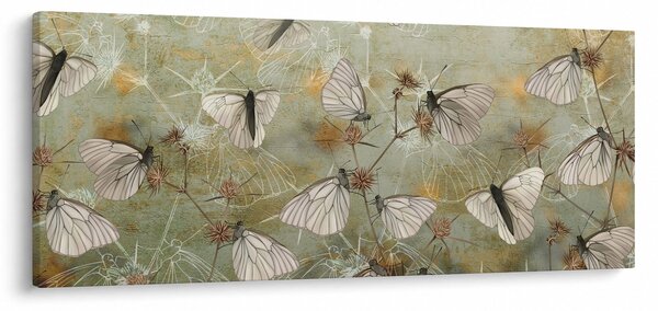 Slika - Vintage metulji (120x50 cm)