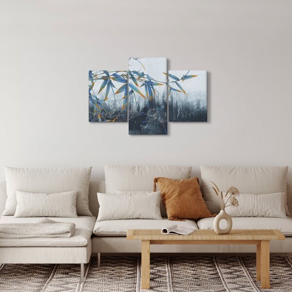 Slika - Bambus na steni (90x60 cm)