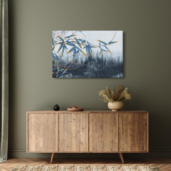 Slika - Bambus na steni (90x60 cm)