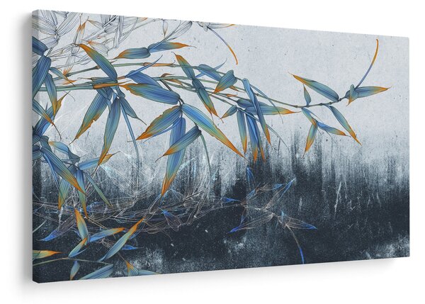 Slika - Bambus na steni (90x60 cm)