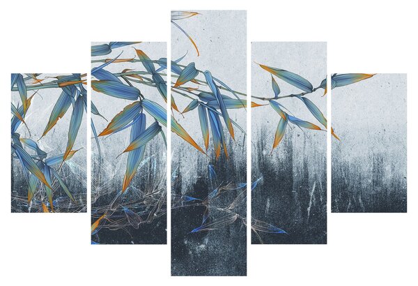Slika - Bambus na steni (150x105 cm)