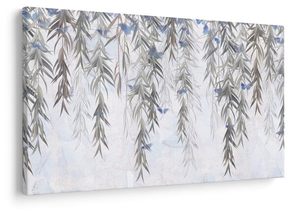 Slika - Vrbove vejice z metulji (90x60 cm)