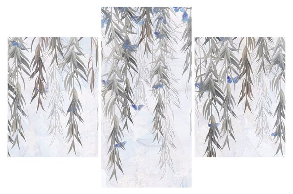 Slika - Vrbove vejice z metulji (90x60 cm)