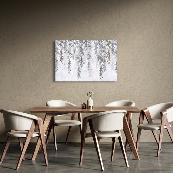 Slika - Vrbove vejice z metulji (90x60 cm)