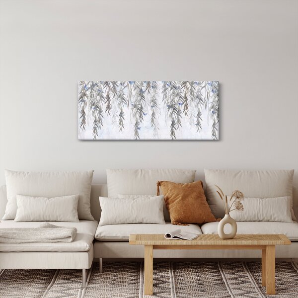 Slika - Vrbove vejice z metulji (120x50 cm)