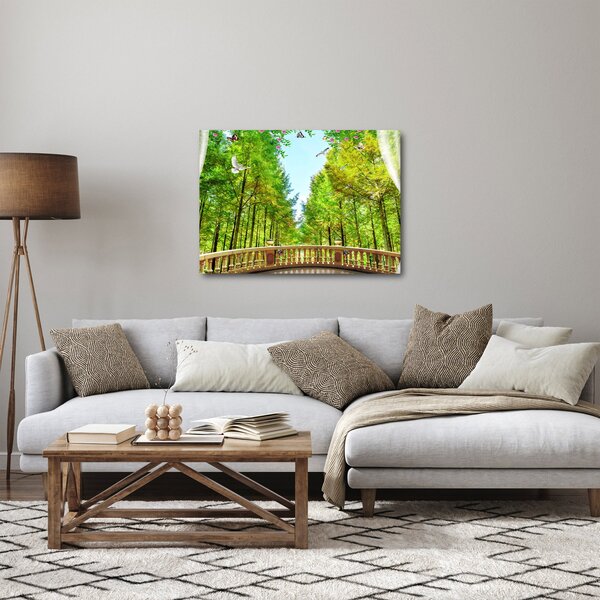 Slika - Pogled na gozd (70x50 cm)