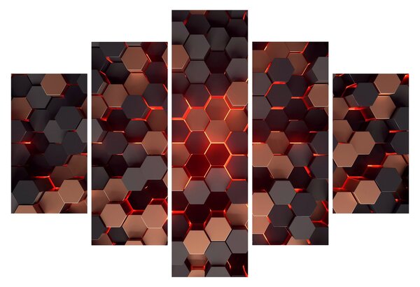 Slika - Futuristična abstrakcija (150x105 cm)