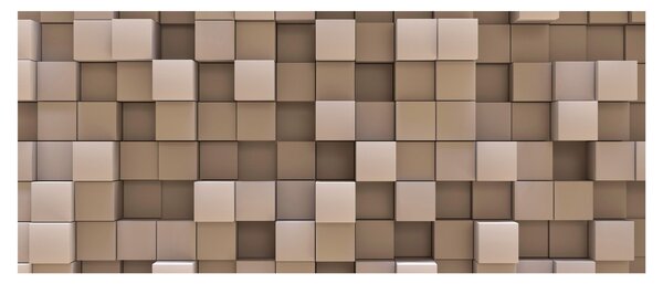 Slika - Bež kocke (120x50 cm)