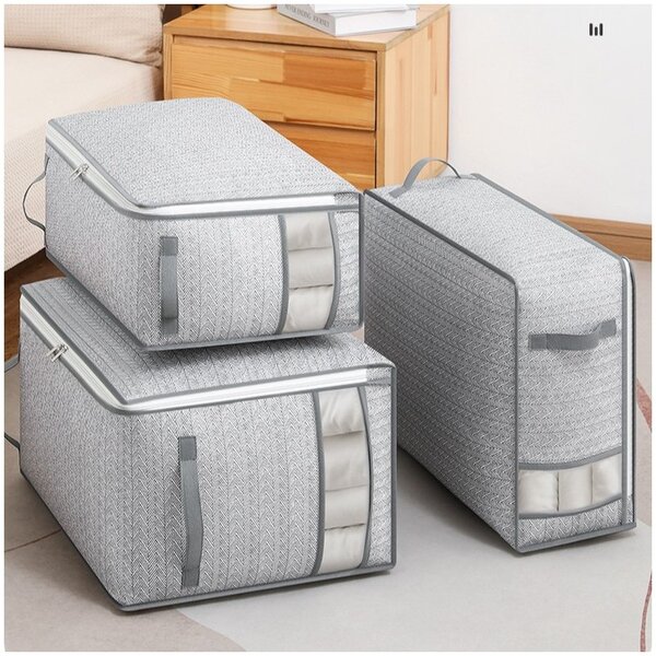 Organizator za ormar SENCA XL 52x44x30 cm sivi