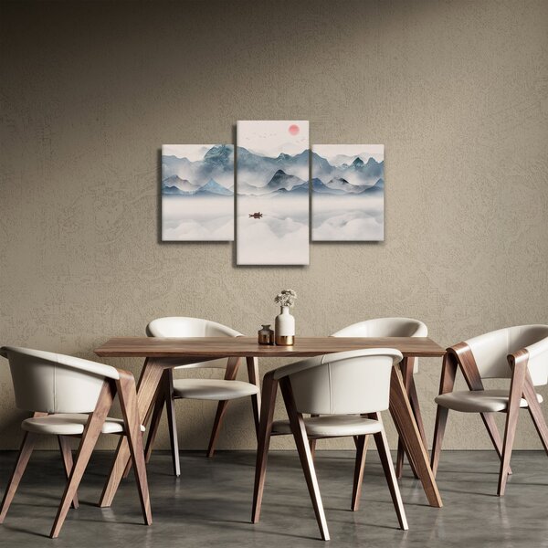 Slika - Dolina modrih gora (90x60 cm)