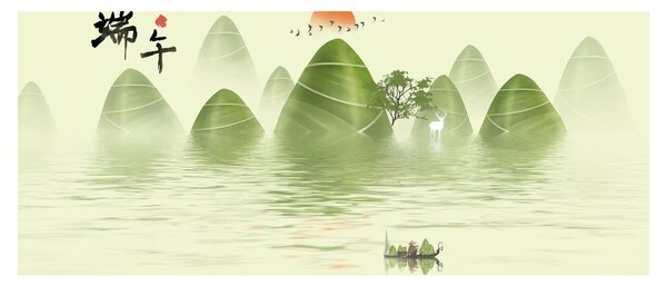 Slika - Dolina Zelenih gora (120x50 cm)