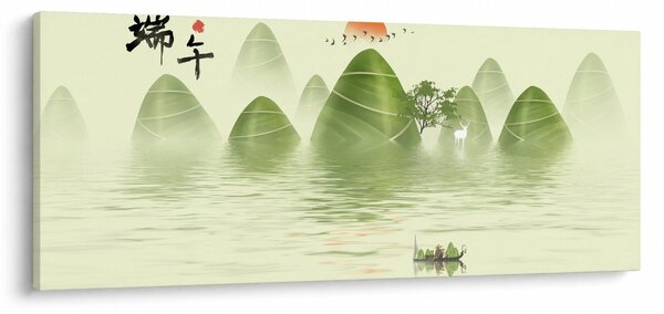 Slika - Dolina Zelenih gora (120x50 cm)