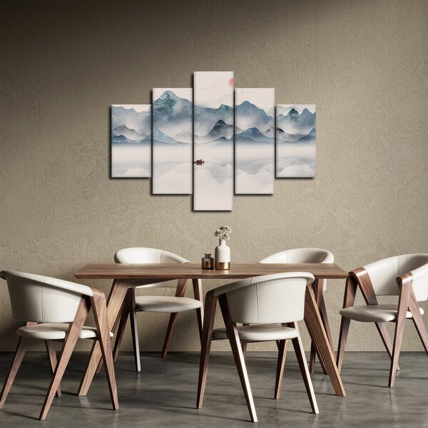Slika - Dolina modrih gora (150x105 cm)
