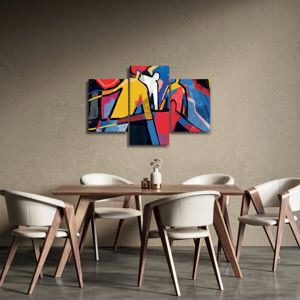 Slika - Abstrakcija moških (90x60 cm)