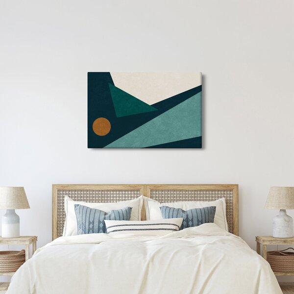 Slika - kubistična abstrakcija (90x60 cm)