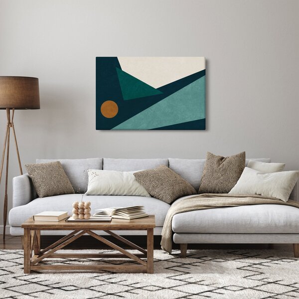 Slika - kubistična abstrakcija (90x60 cm)