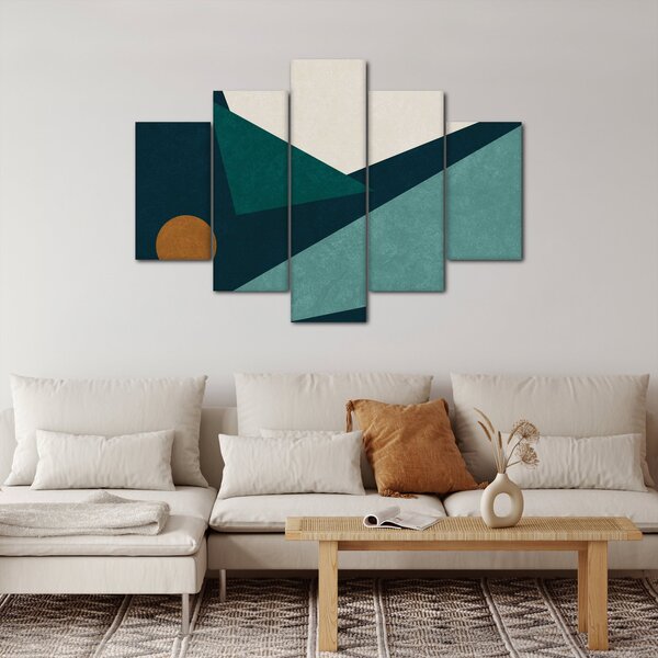Slika - kubistična abstrakcija (150x105 cm)