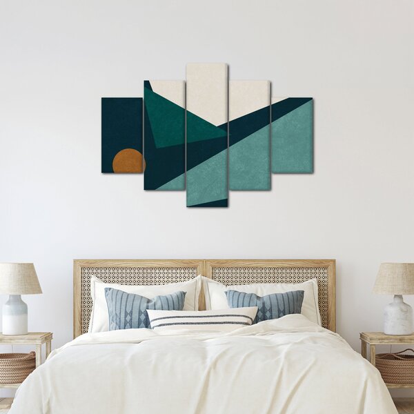 Slika - kubistična abstrakcija (150x105 cm)
