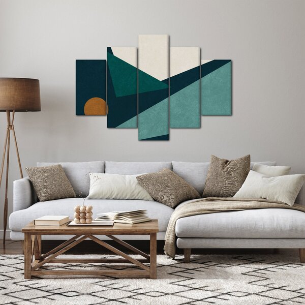 Slika - kubistična abstrakcija (150x105 cm)