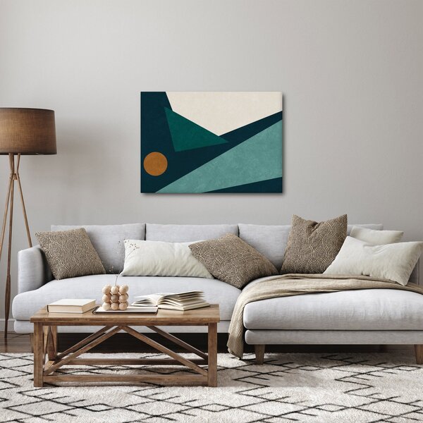 Slika - kubistična abstrakcija (70x50 cm)