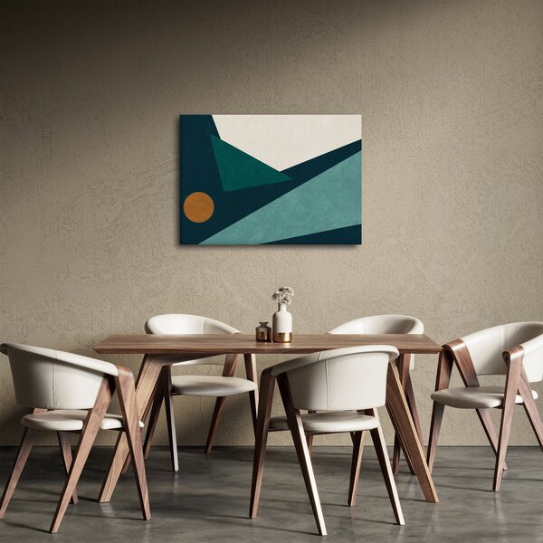Slika - kubistična abstrakcija (70x50 cm)