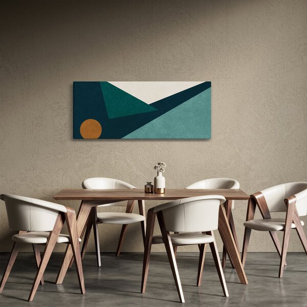 Slika - kubistična abstrakcija (120x50 cm)
