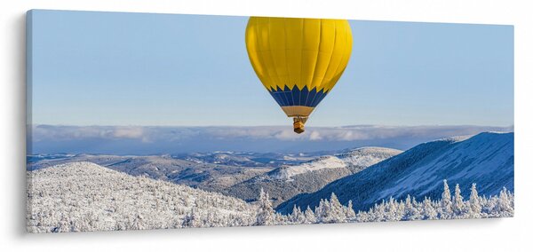 Slika - Let nad zimsko pokrajino (120x50 cm)