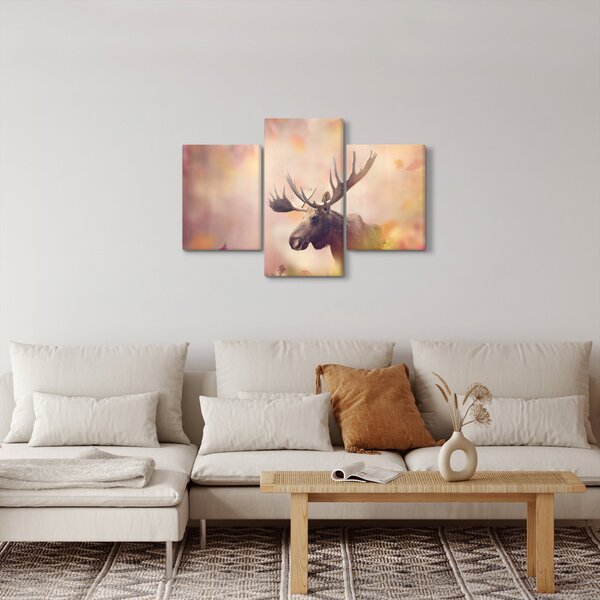 Slika - Gozd v jesenskem listju (90x60 cm)