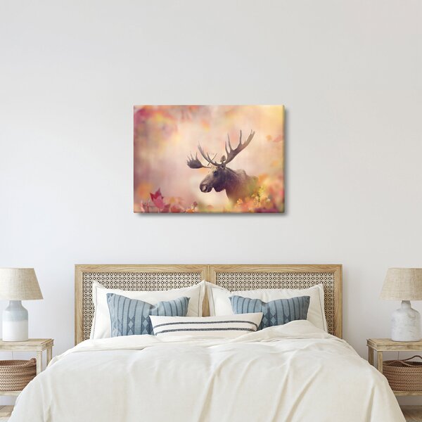 Slika - Gozd v jesenskem listju (70x50 cm)