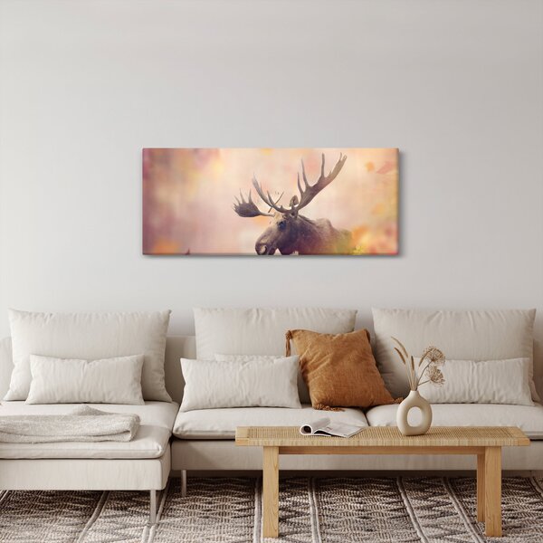 Slika - Gozd v jesenskem listju (120x50 cm)